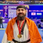 LG Manoj Sinha congratulates Chandeep Singh on Asian Para Taekwondo gold