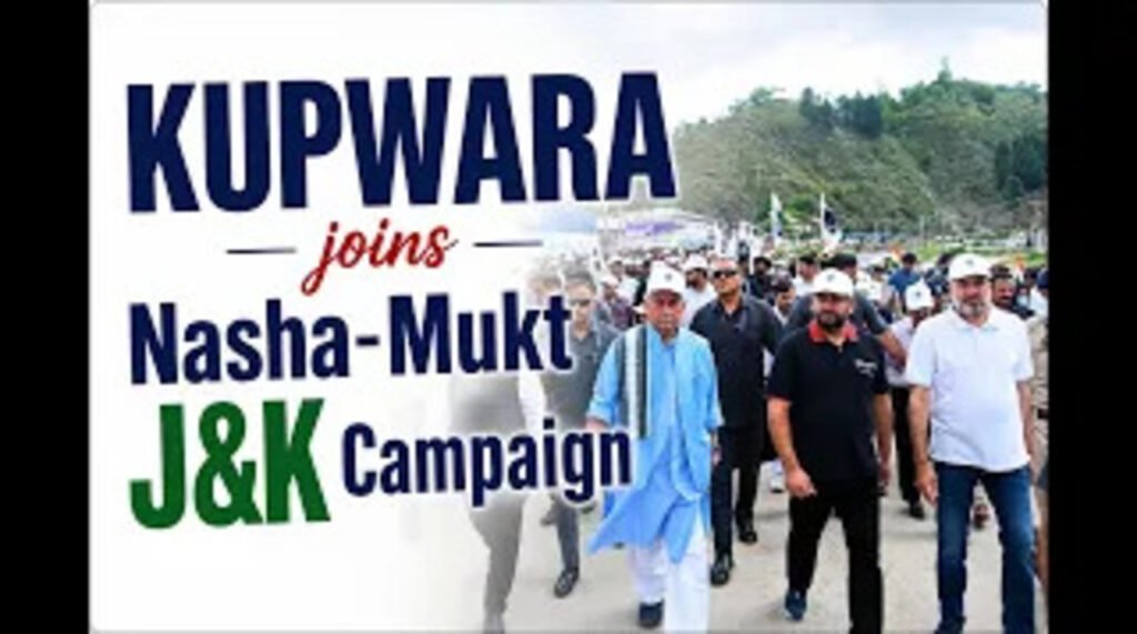 Kupwara Joins Anti-Drug Revolution: LG Manoj Sinha Leads Massive Padyatra Against Narco-Terror