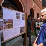 LG Manoj Sinha reviews heritage restoration projects at Mubarak Mandi complex