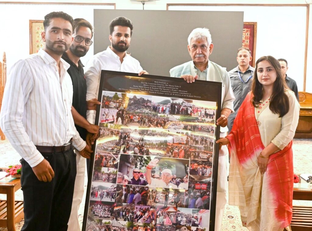 Lieutenant Governor Manoj Sinha Urges Youth to Lead Drug-Free J&K Movement, Launches ‘Mulaqaat’ Initiative