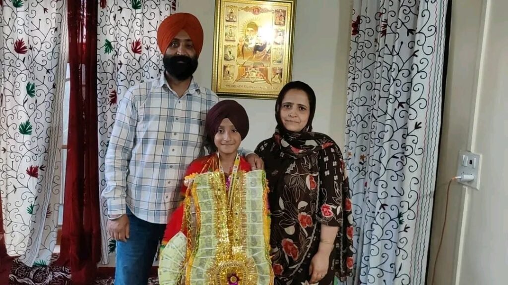 Kashmiri sikh boy wins Bronze in Nepal, gets hero’s welcome in Pulwama