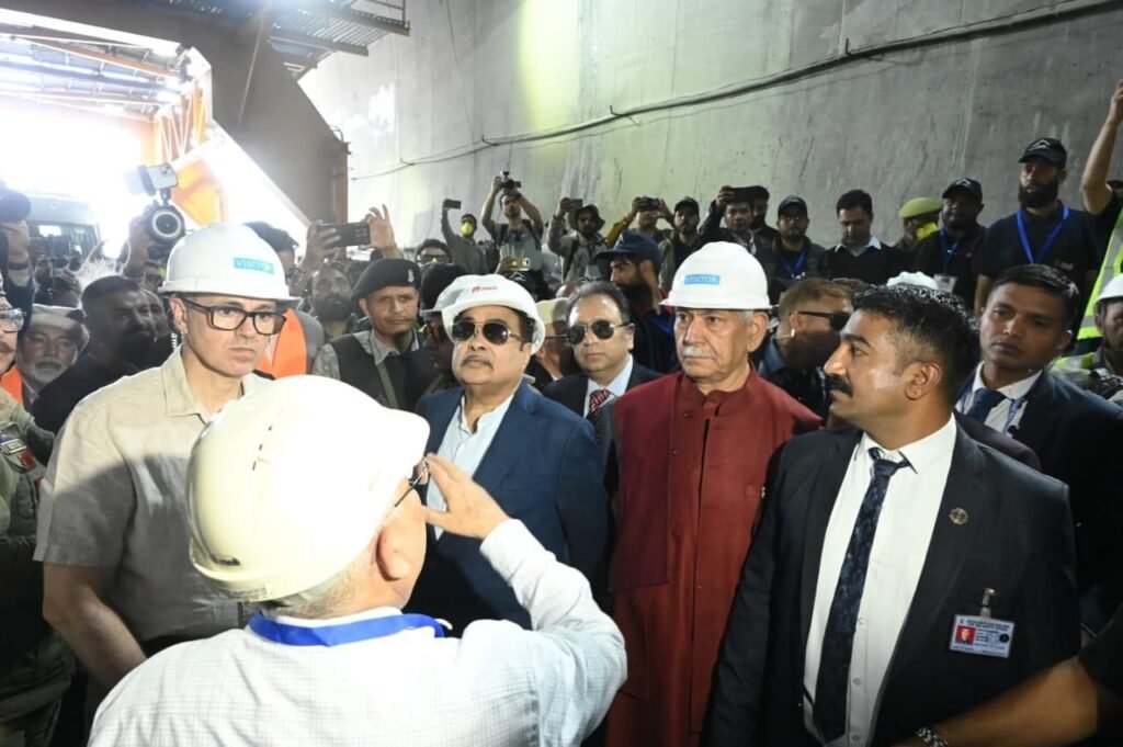 LG Manoj Sinha hails historic Zojila Tunnel breakthrough, credits PM Modi and Nitin Gadkari