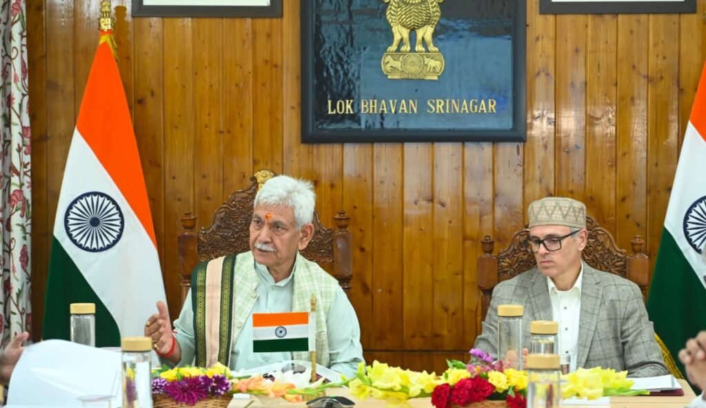 LG Manoj Sinha chairs 36th University council meeting of SKUAST-Kashmir at Lok Bhavan Srinagar