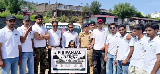 Cleanliness drive begins in Peer Panchal Mountains