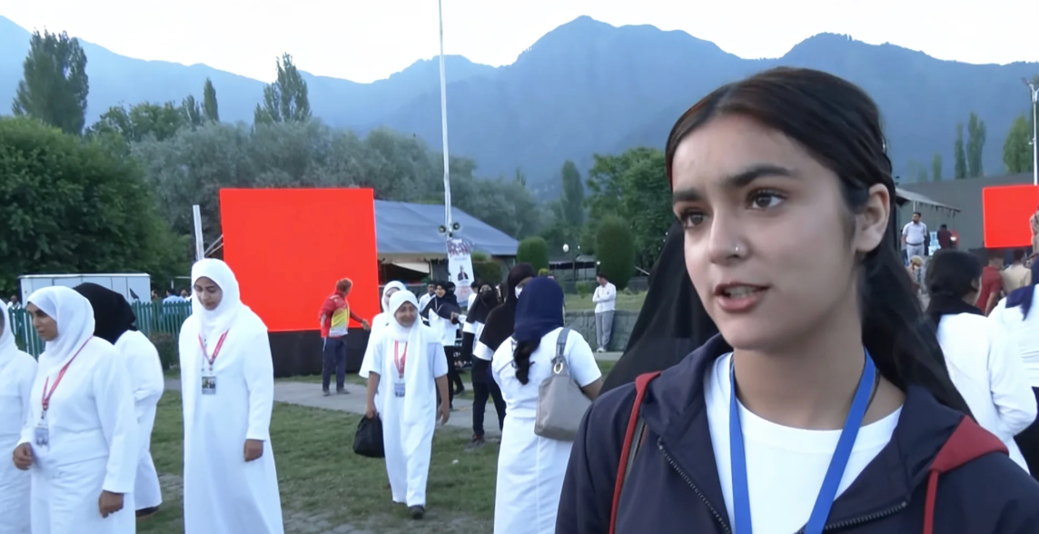 Yoga has many benefits, says student participant at Srinagar yoga event