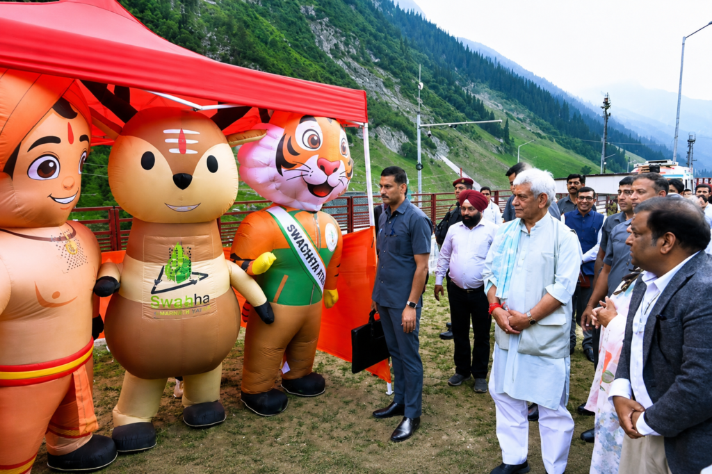 LG Manoj Sinha launches Swachh Yatra campaign for Amarnath Yatra 2026