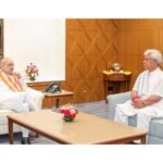 LG Manoj Sinha meets Union Home Minister Amit Shah, reviews security situation in Jammu and Kashmir