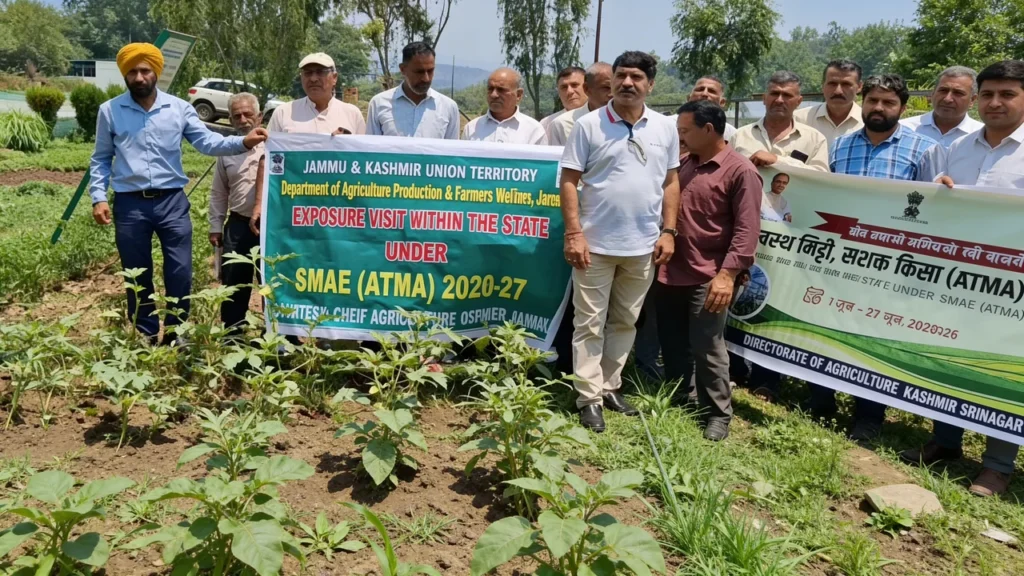 J&K farmers exposed to modern farming techniques in Rajouri under ATMA scheme