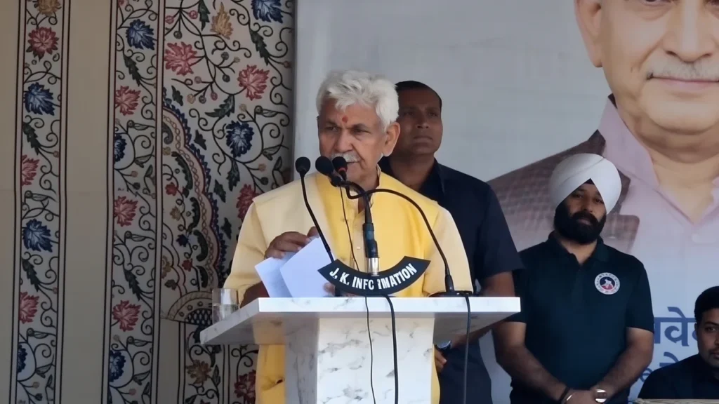 LG Manoj Sinha highlights youth opportunities at hockey event