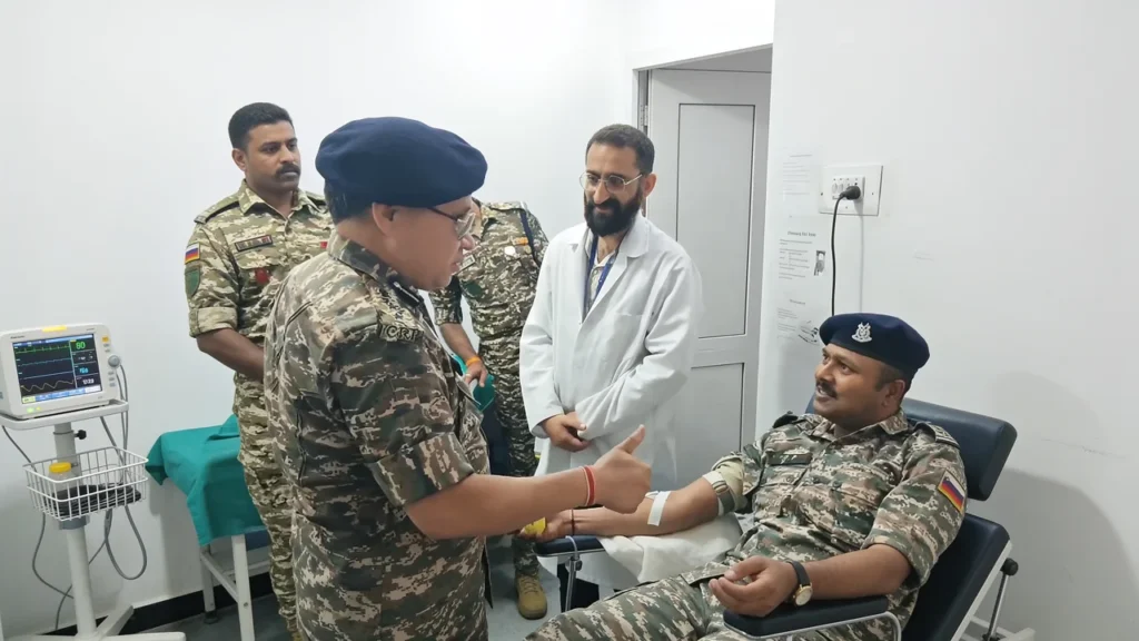 CRPF Marks World Blood Donor Day with blood donation drive in Ramban