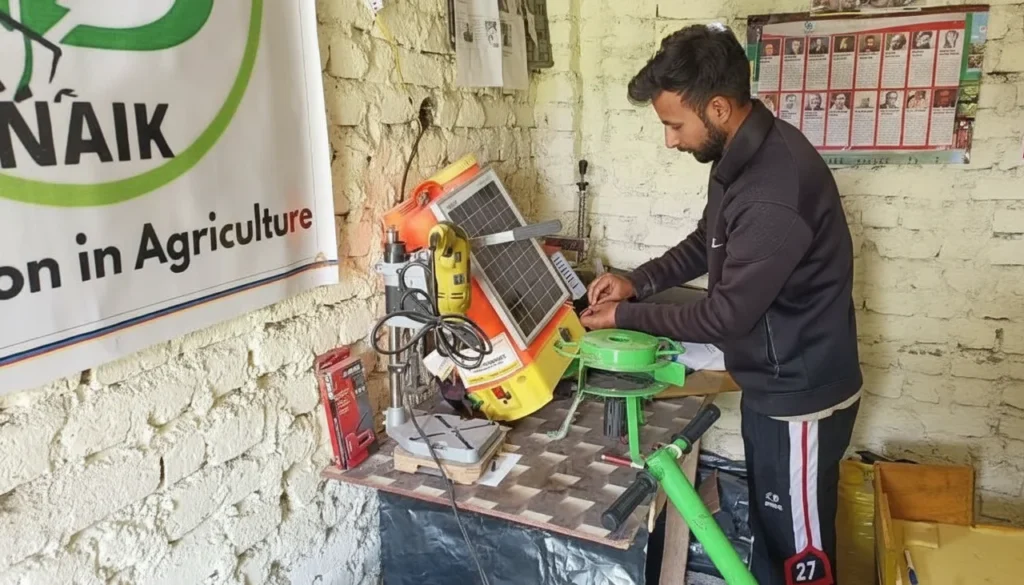 Kashmir youth develops innovative seed-sowing machine to support farmers