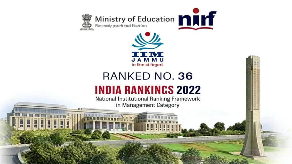 IIM Jammu secures 19th Rank in IIRF India Rankings 2026