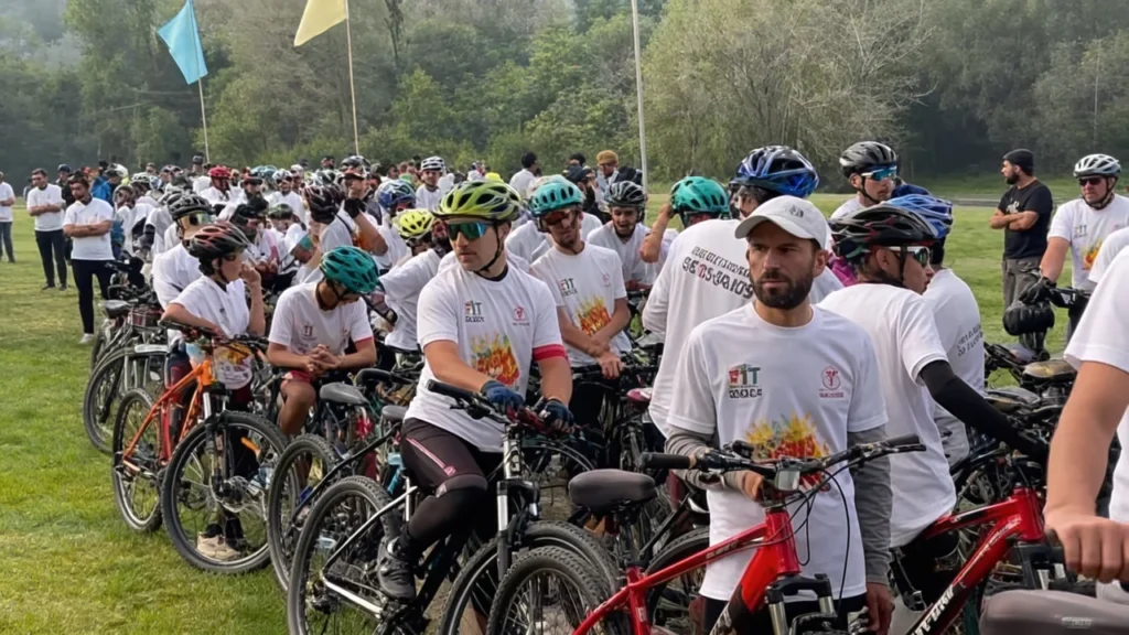 World Bicycle Day Cyclothon promotes fitness in J&K