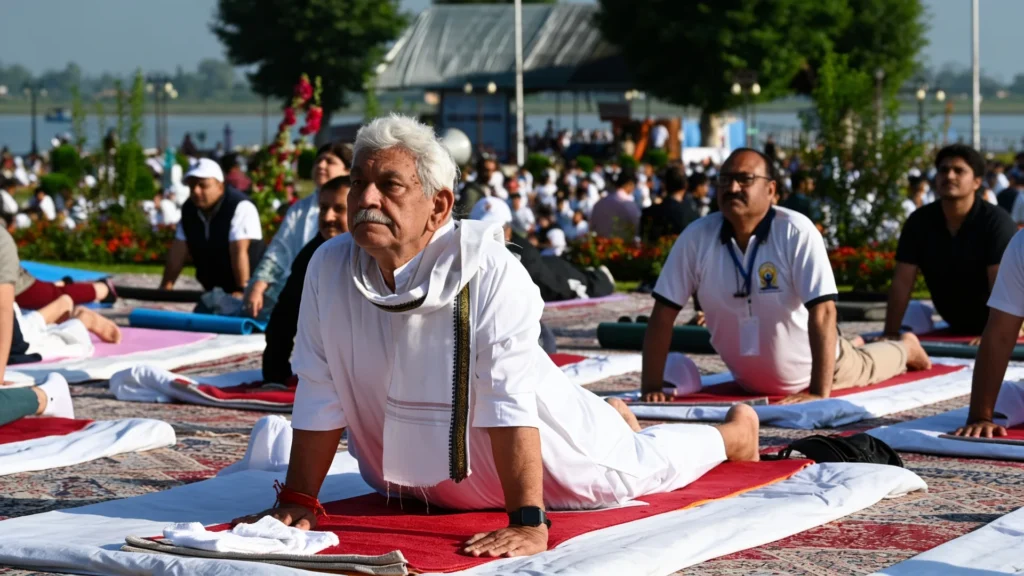 LG Manoj Sinha highlights importance of yoga for physical and mental wellness