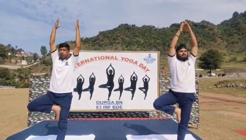 Indian Army organises yoga session near LoC in Poonch ahead of International Yoga Day
