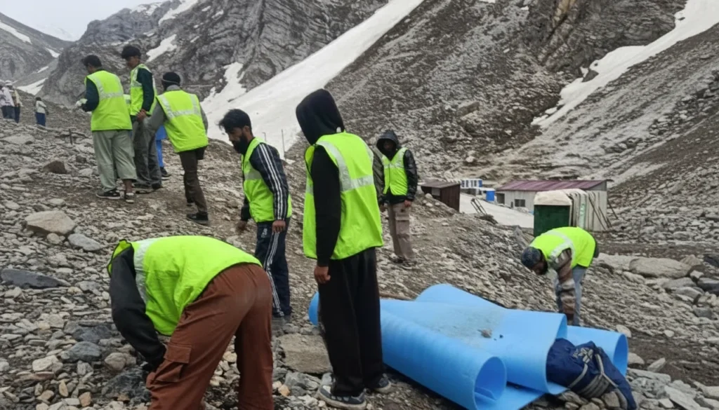 Sanitation teams ensure clean Amarnath Yatra experience