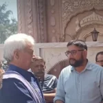 LG Manoj Sinha visits Mubarak Mandi, reviews situation after temple wall collapse