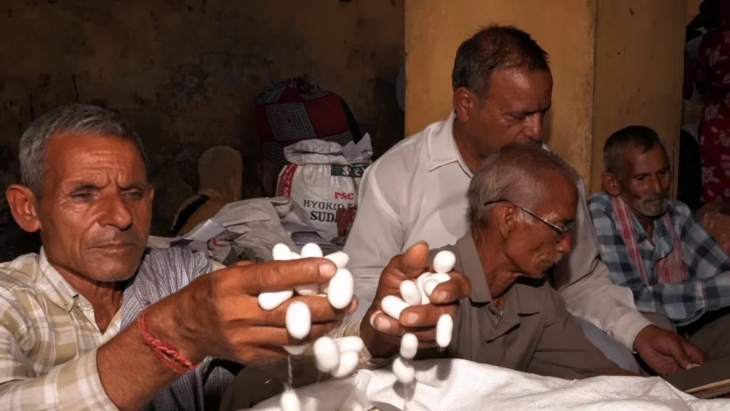 Udhampur Cocoon auction market emerges as hub of prosperity for sericulture farmers