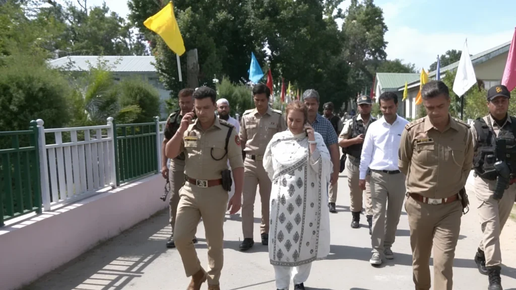 J&K Police Conduct Security Drill at NEET Re-Examination Centres in Srinagar