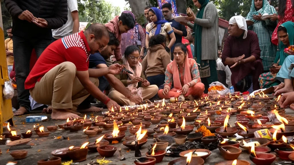 Devotees gather at Jammu for Mela Kheer Bhawan