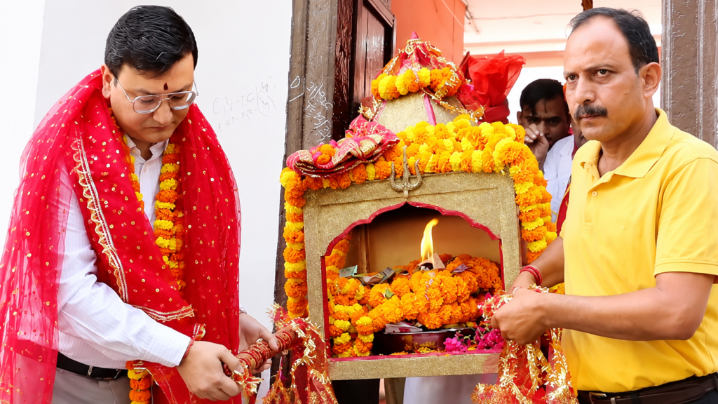 20th Pingla Mata Akhand Jyoti Shanti Yatra Begins in Udhampur with Grand Religious Fervour