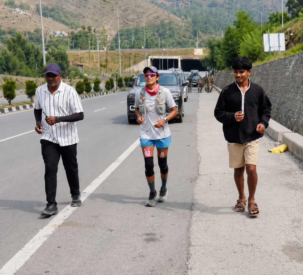 Run for dream: Sufiya Sufi salutes Indian Army, spreads message of fitness in Banihal