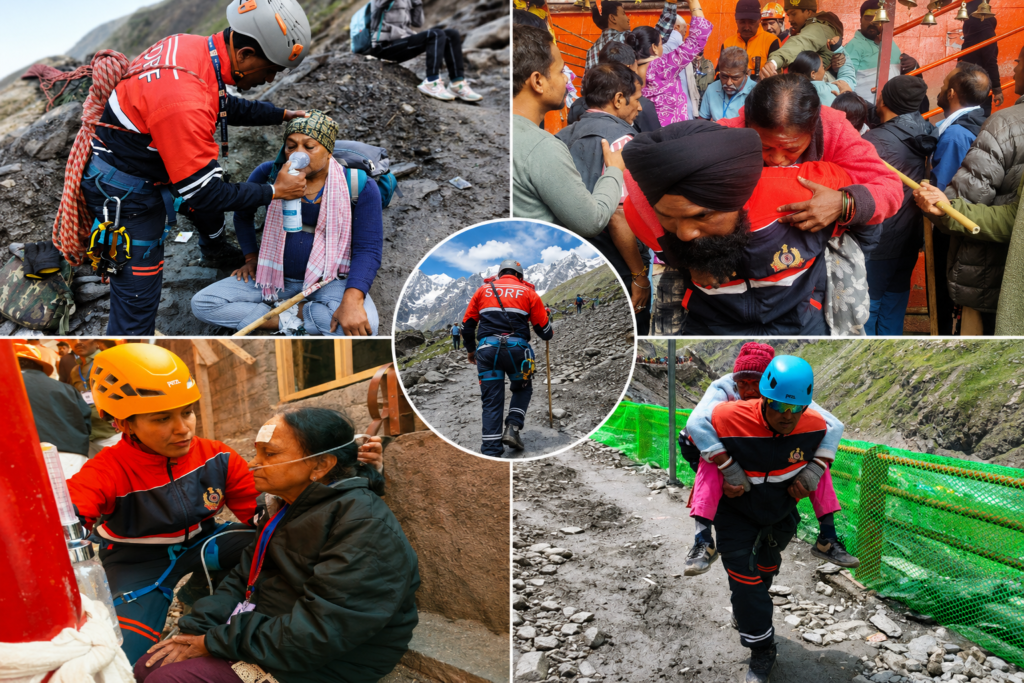 NDRF mountain rescue and medical teams ensure round-the-clock safety for Amarnath Yatra pilgrims