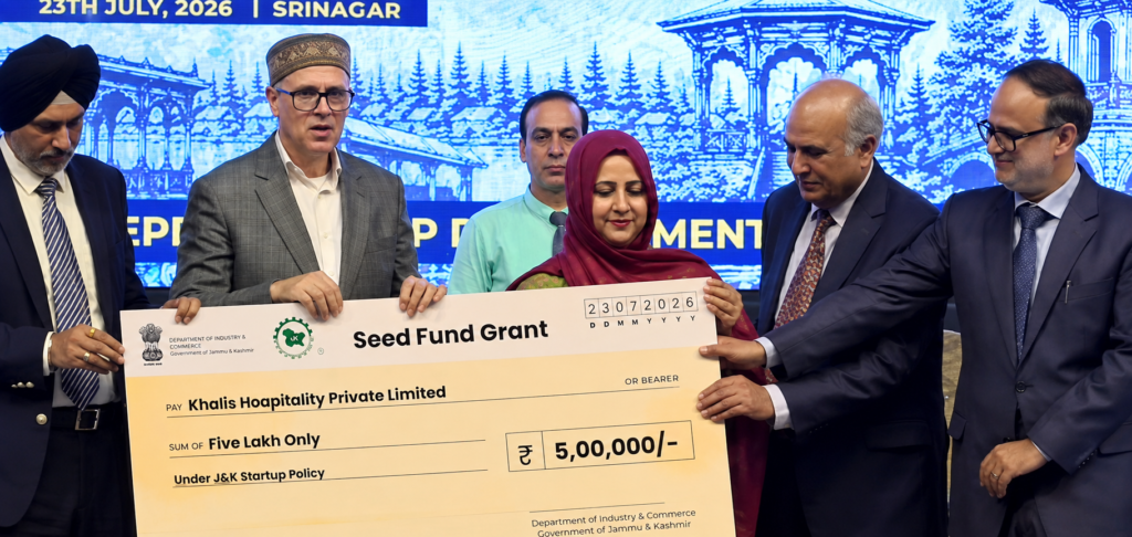 CM Omar Abdullah launches ASCEND 2026 Startup Summit in Srinagar, reaffirms J&K’s commitment to innovation