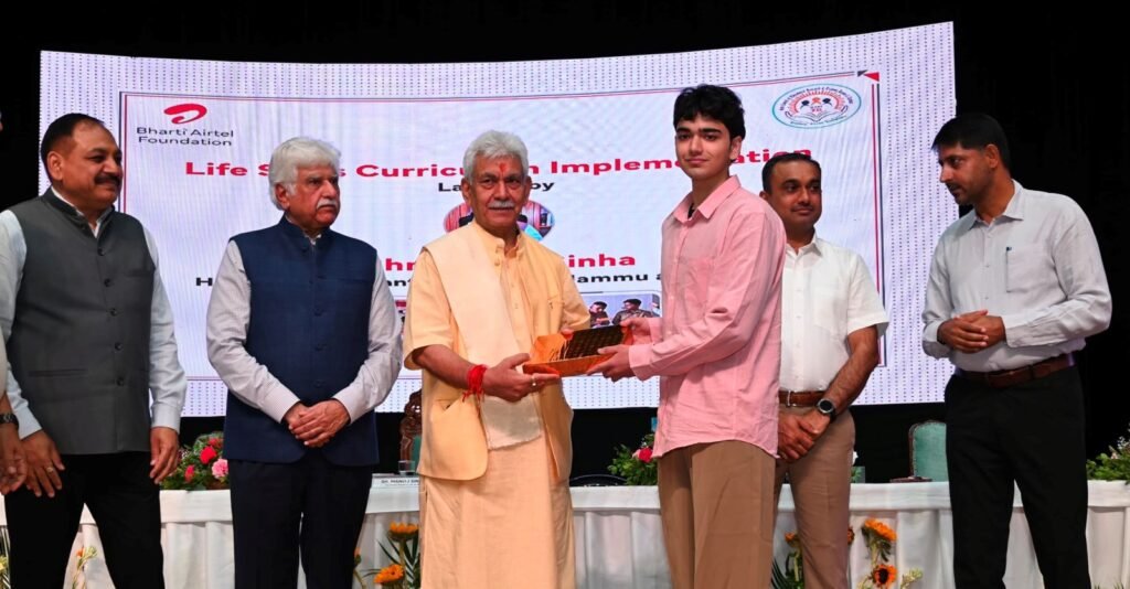 LG Manoj Sinha calls for empowering teachers to transform education in Jammu and Kashmir