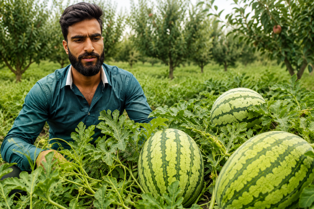 Pulwama youth turns melon farming into a thriving enterprise under HADP