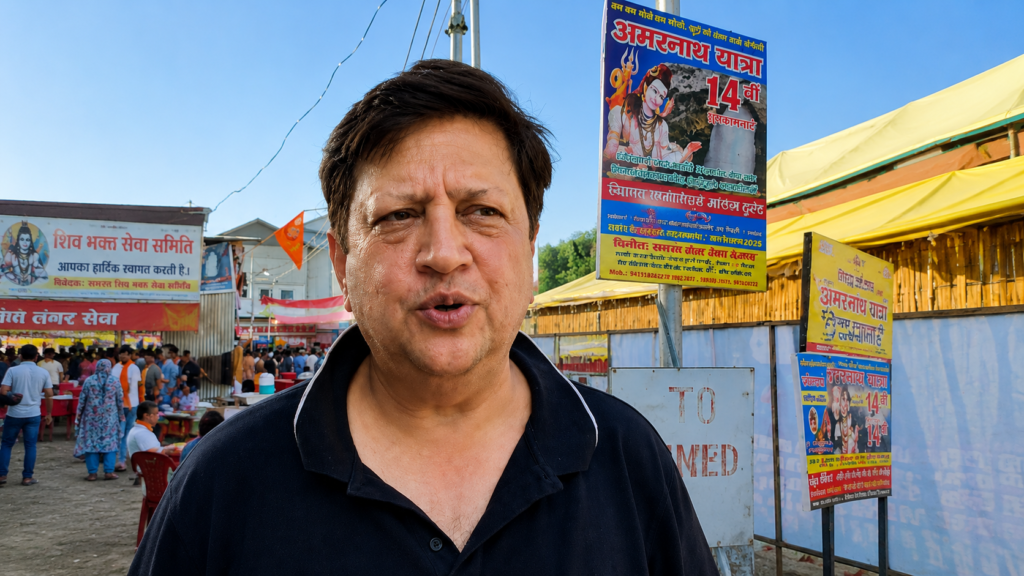 New Zealand pilgrim praises arrangements at Shadipora transit camp for Shri Amarnath Ji Yatra 2026