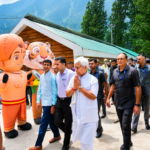 LG Manoj Sinha reviews Shri Amarnath Ji Yatra facilities at Nunwan base camp