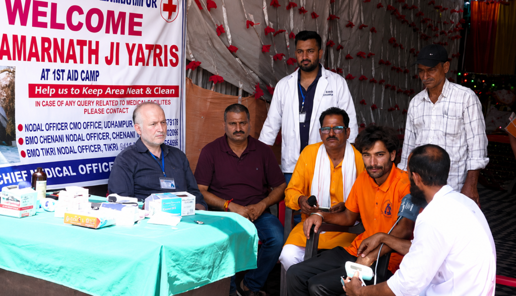 Udhampur health department strengthens medical network on NH-44 for Shri Amarnath Ji Yatra 2026