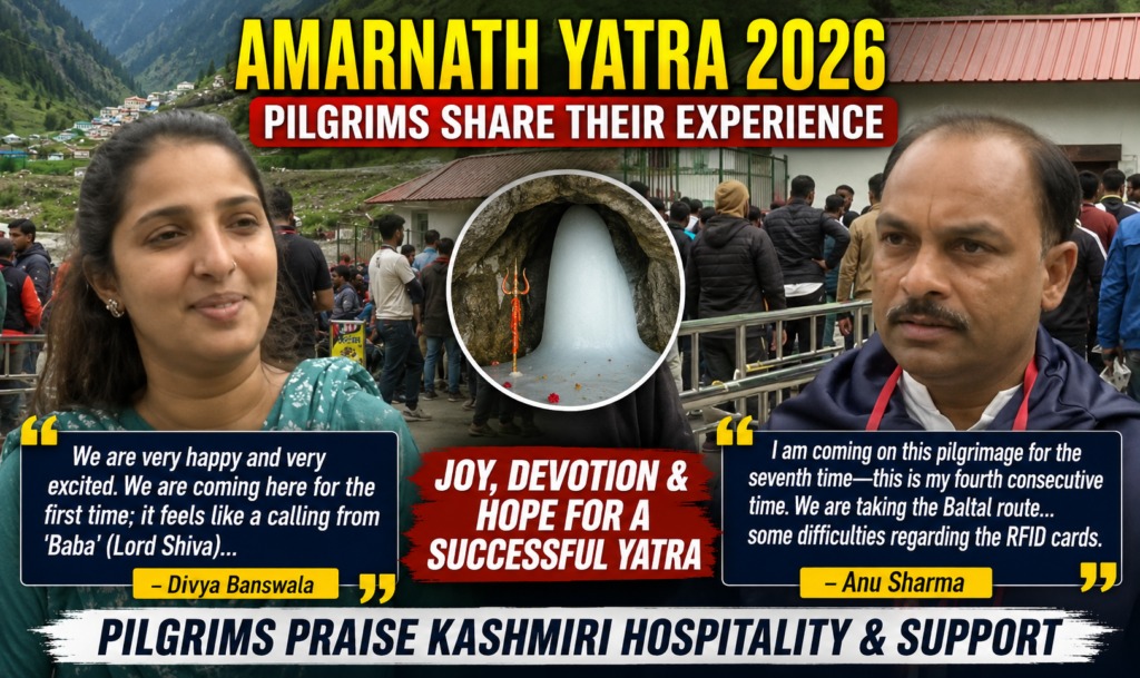 Amarnath Yatra 2026: Pilgrims praise J&K police for security and humanitarian support on Pahalgam route