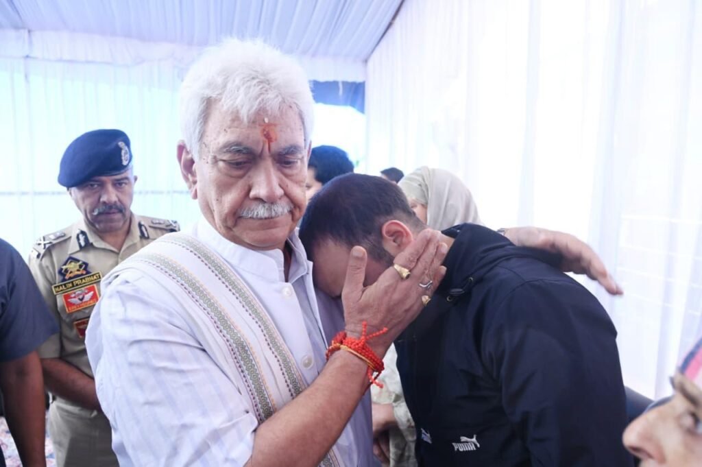 LG Manoj Sinha salutes Martyr HC Ashiq Hussain Qureshi, reaffirms resolve against terrorism