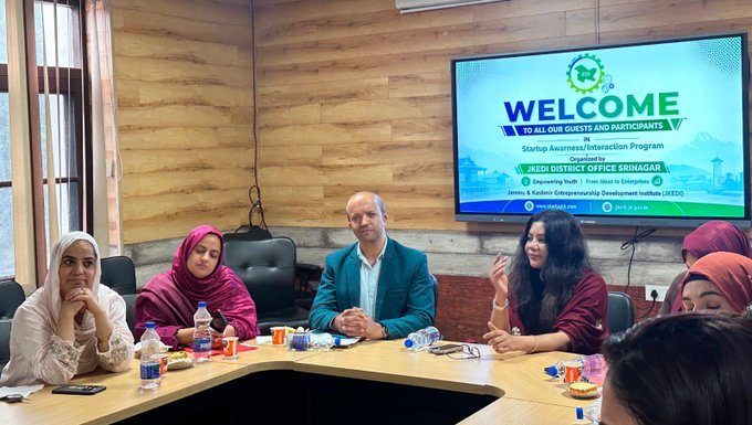 JKEDI hosts interactive session for women entrepreneurs in Srinagar, focuses on innovation and startup growth