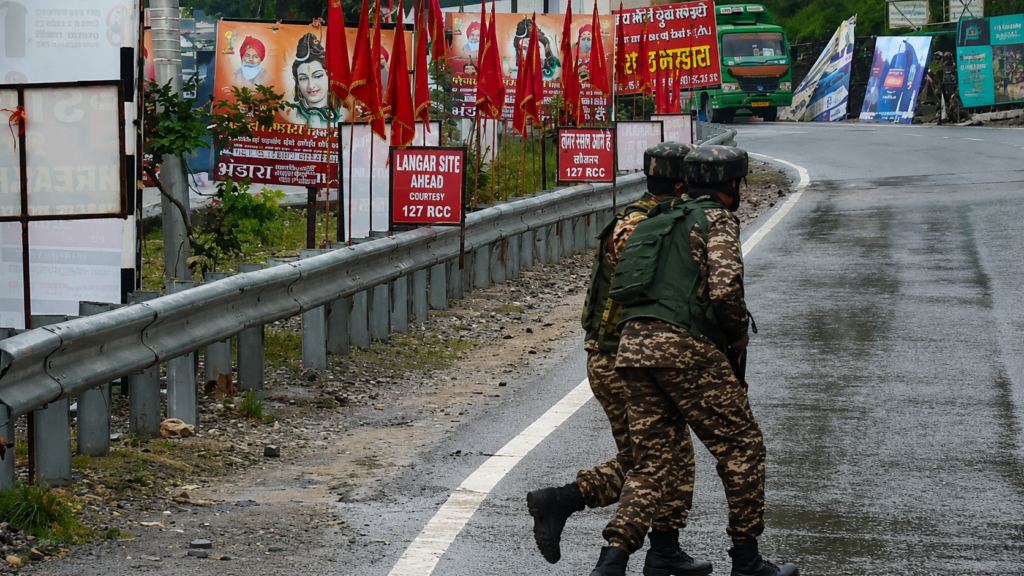 Security forces conduct mock drill at Chanderkote langar site to enhance Amarnath Yatra safety