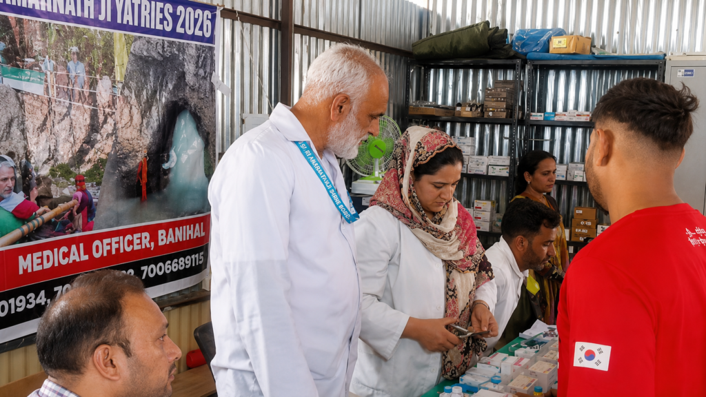 Pilgrims applaud medical facilities at Banihal during Amarnath Yatra 2026