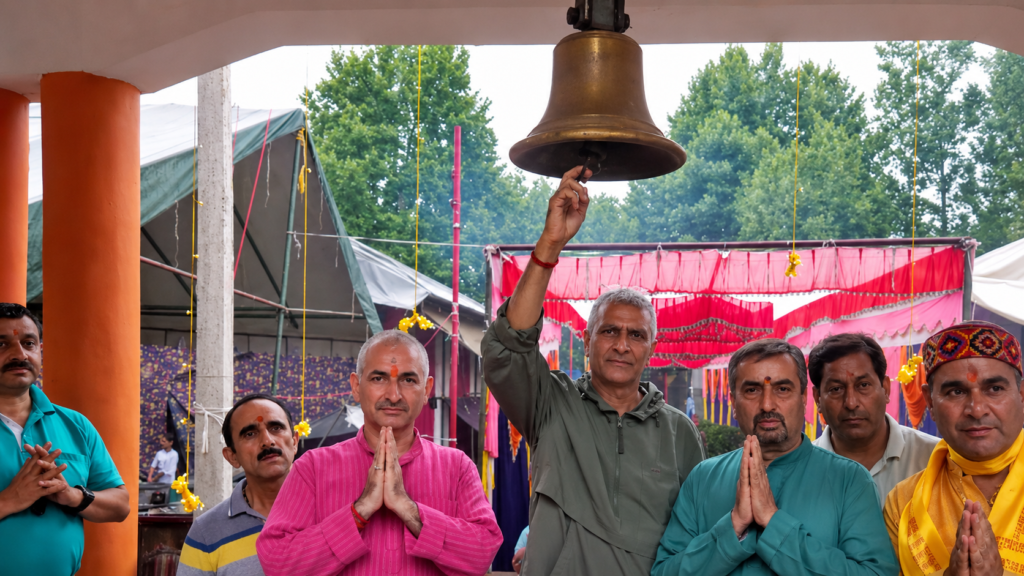 Murti Pratishthan Divas celebrated with religious fervour at Mata Uma Bhagwati Shrine in Anantnag