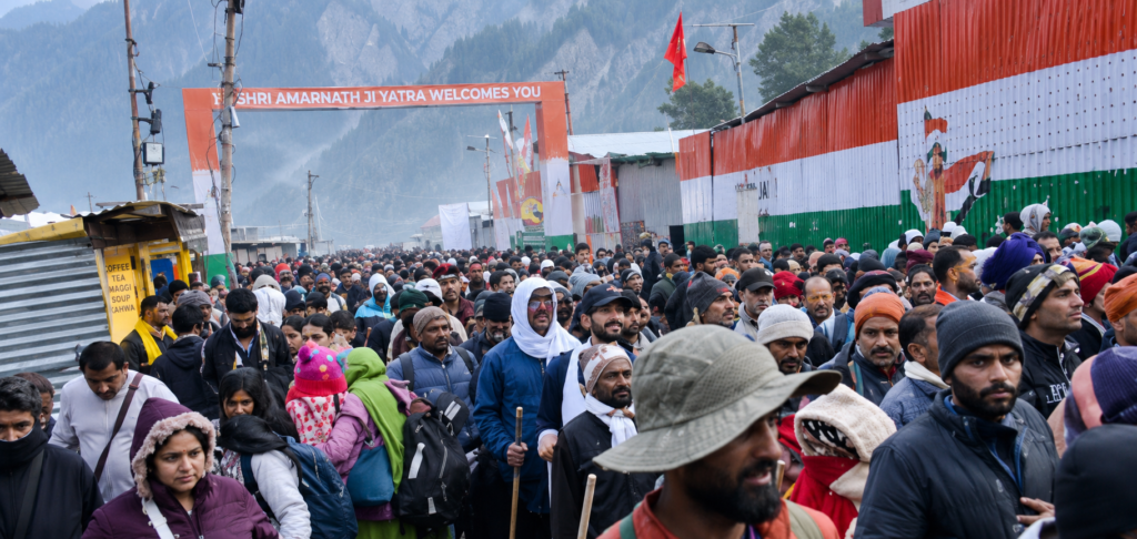 Over 1 lakh devotees offer prayers at Holy Amarnath Cave Shrine in first five days of yatra