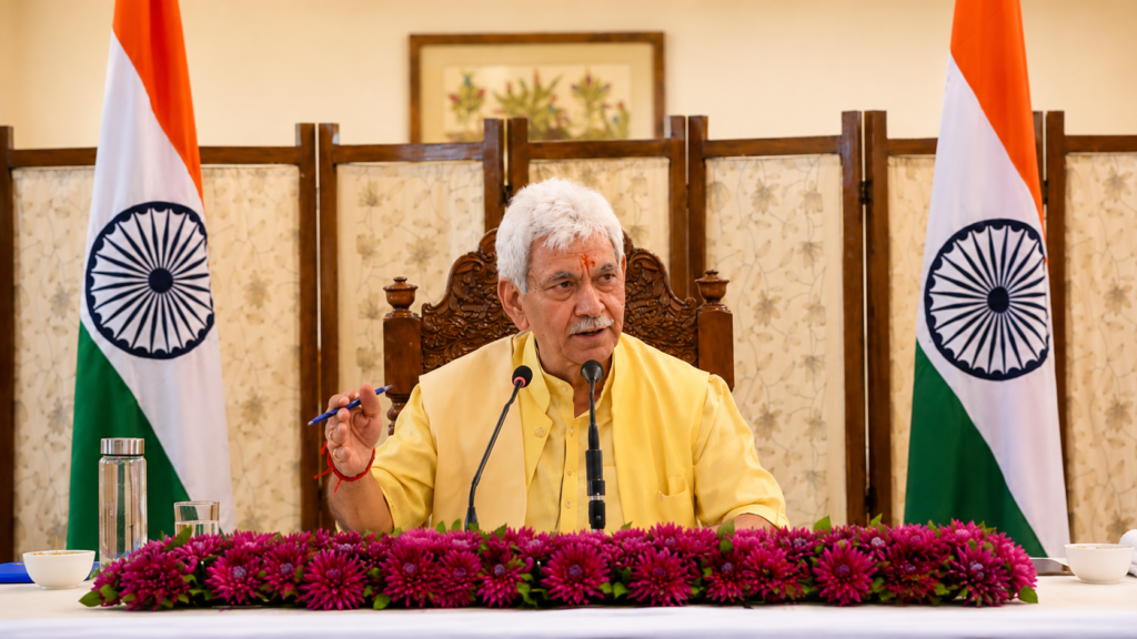 LG Manoj Sinha chairs high-level review meeting on Shri Amarnath Ji Yatra at Lok Bhavan