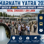Amarnath Yatra 2026: 16th batch of 4,640 pilgrims departs Jammu, total crosses 1.09 lakh