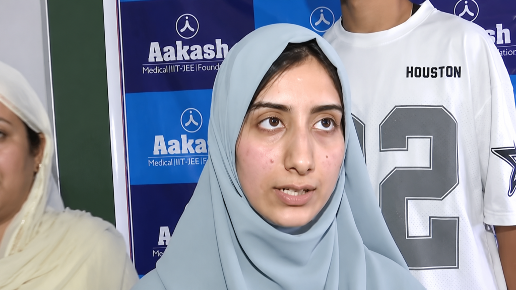 NEET UG 2026: J&K topper Hadiya Nisar secures AIR 99, says persistence and faith led to success