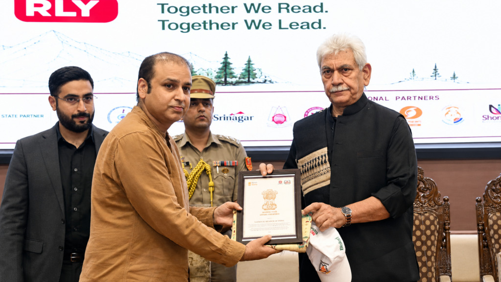 LG Manoj Sinha flags off reading marathon at SKICC to promote reading culture Among Youth