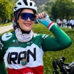Iranian woman cycling to Kashmir from Iran on remarkable journey