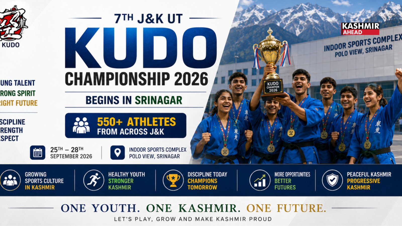 7th J&K UT Kudo Championship 2026 concludes in Srinagar