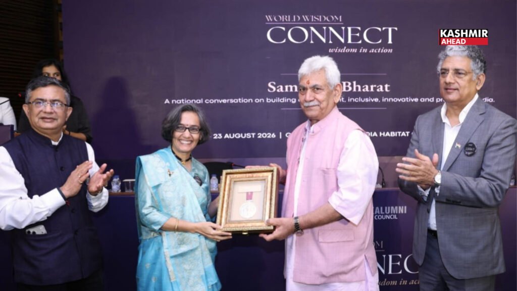 Manoj Sinha at world wisdom forum: Outlines vision for developed India