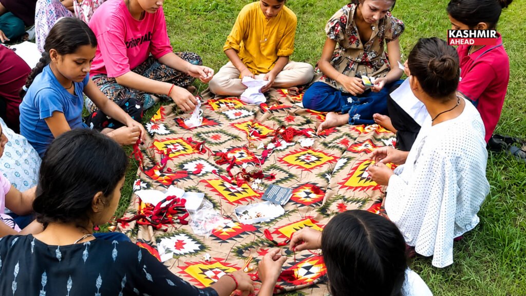 Raksha Bandhan Jammu Girls Border Soilders