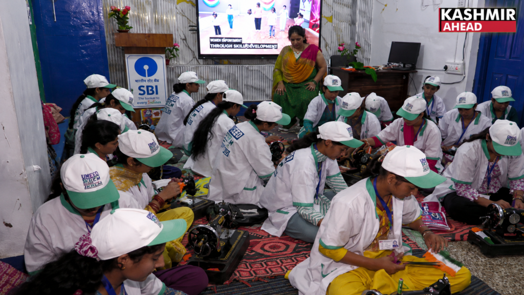 Ahead of Independence Day, women at SBI RSETI Udhampur stitch tricolours under ‘Har Ghar Tiranga’ campaign