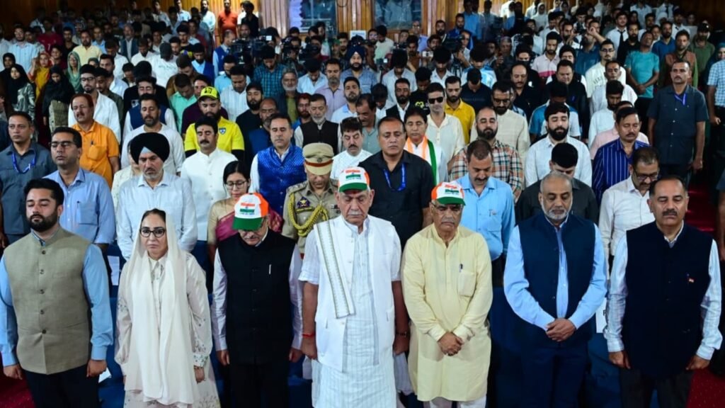 Partition horrors remembrance day 2026: LG Manoj Sinha pays tribute to partition victims